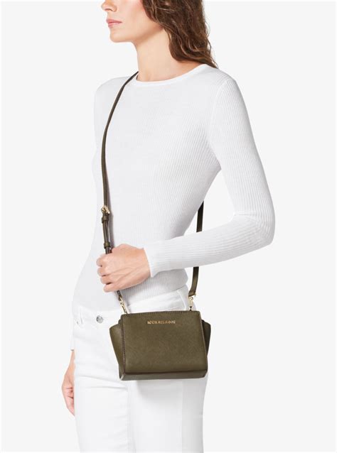 MICHAEL Michael Kors Selma Mini Saffiano Leather Crossbody 